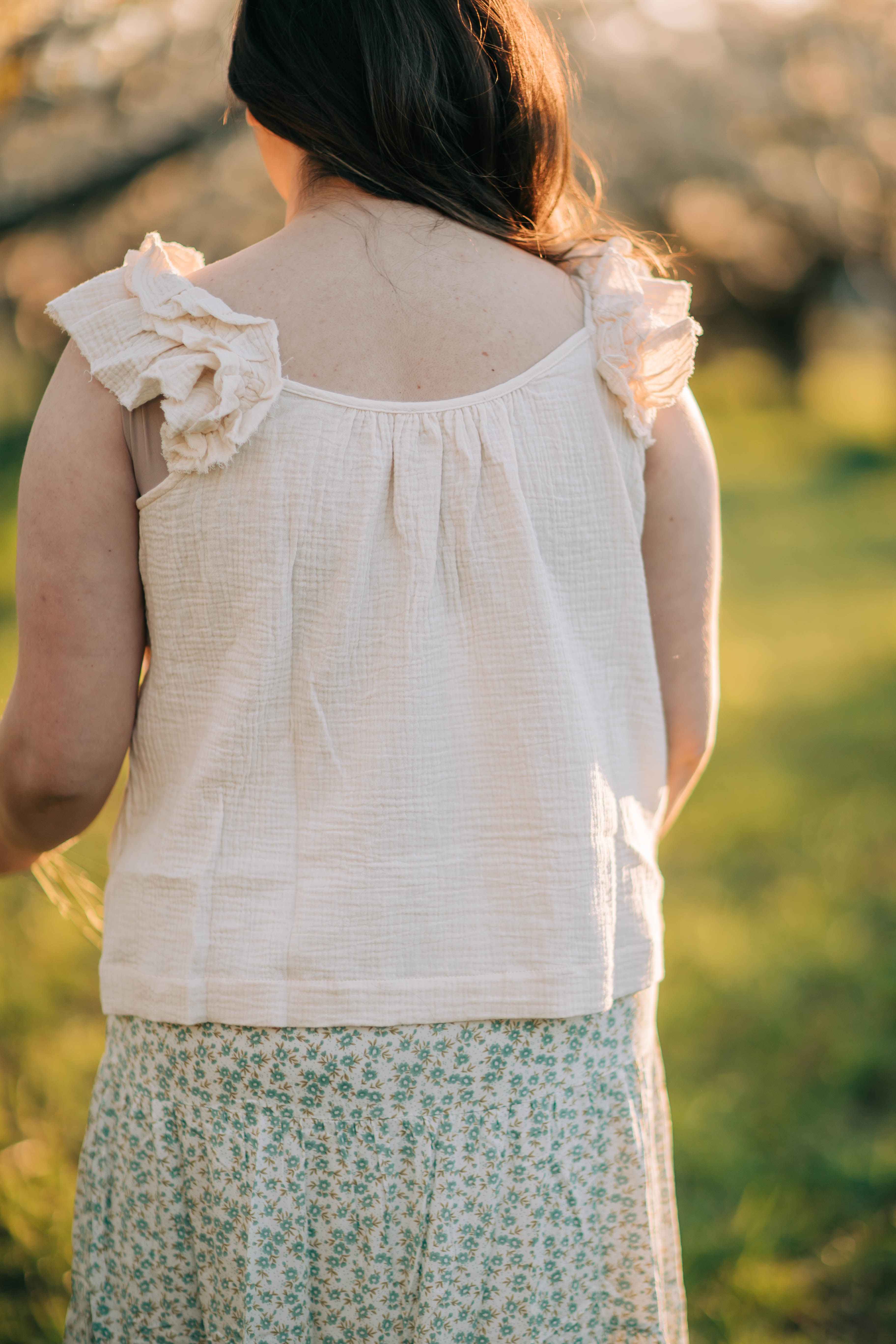 Charlotte Top--cream